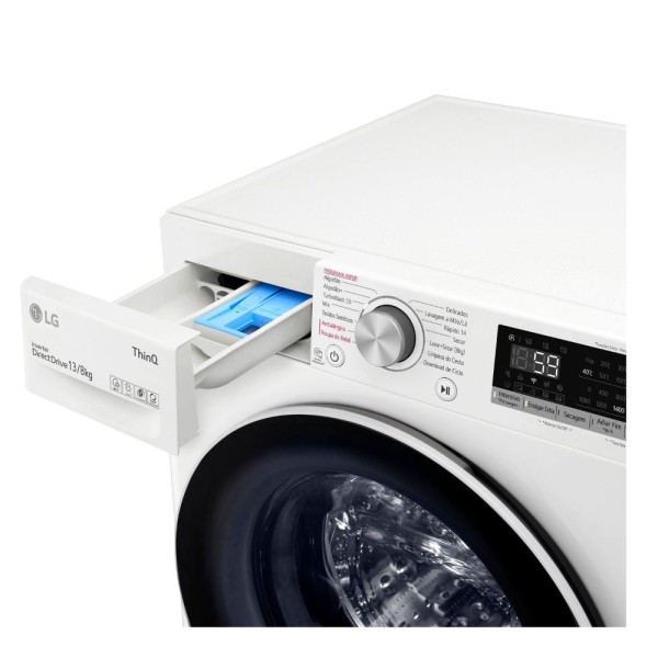 Encontraproduto.com.br - Lava e Seca LG Smart 13Kg VC4 CV5013WC4 Branco 127V