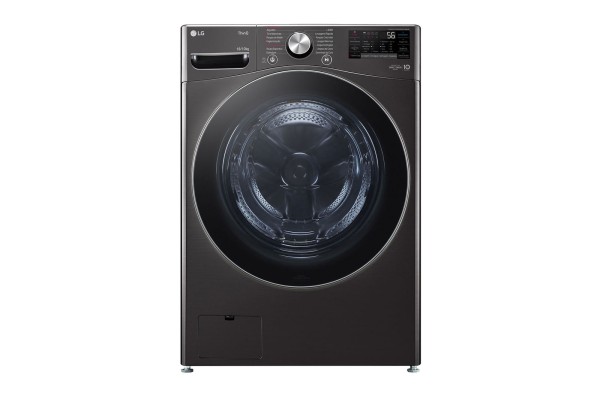 Encontraproduto.com.br - Lava e Seca LG Smart 18kg Black Inox com Inteligência Artificial AIDD™ (WD18BV2S6B) - 127V