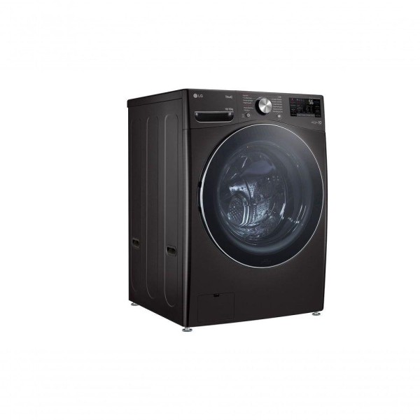 Encontraproduto.com.br - Lava e Seca LG Smart 18kg Black Inox com Inteligência Artificial AIDD™ (WD18BV2S6B) - 127V