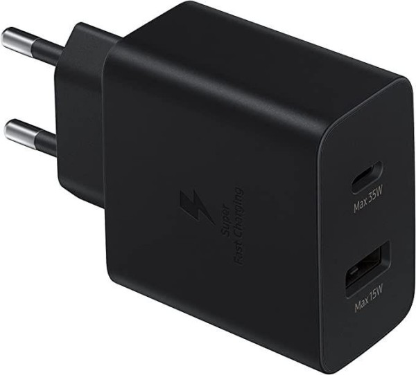 Encontraproduto.com.br - Carregador de Tomada Samsung Duo 35 W/15W EP-TA220 Preto