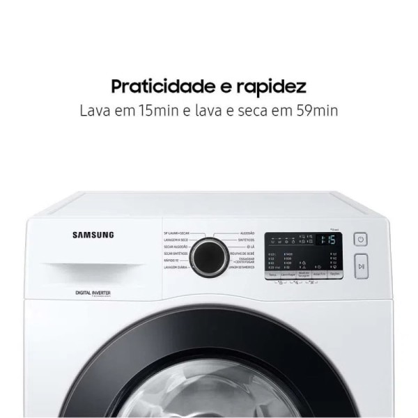 Encontraproduto.com.br - Lava e Seca 11kg Branco 220V WD11M4473PWF Samsung