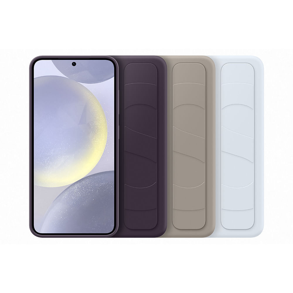 Encontraproduto.com.br - Capa Protetora Silicone com Cinta Galaxy S24