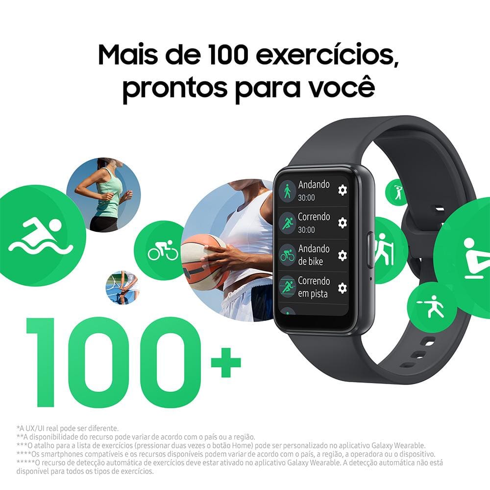 Encontraproduto.com.br - Smartwatch Galaxy Fit 3 Tela 1.6