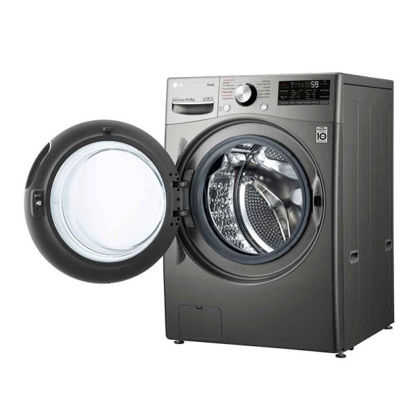 Encontraproduto.com.br - Lava e Seca Smart LG 127V 14kg Aço Escovado com Inteligência Artificial AIDD™ WD14EGS62
