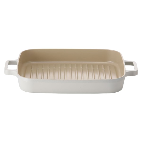 Frigideira Grill 28cm/1,6l Indução Neoflam Pérola, Com Alumínio Injetado Com Revestimento Cerâmico