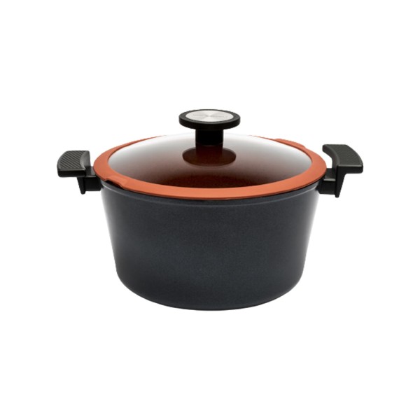 Encontraproduto.com.br - Caçarola Neoflam De Chef, Aluminio Forjado, Revestimento Cerâmico, Indução, Cor Preta - 20cm/2,3l