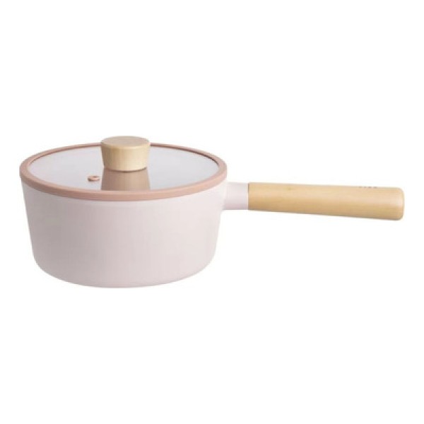 Encontraproduto.com.br - Panela 18cm/1,6L - Indução com Revestimento Cerâmico - FIKA - Neoflam - Cor Rosa