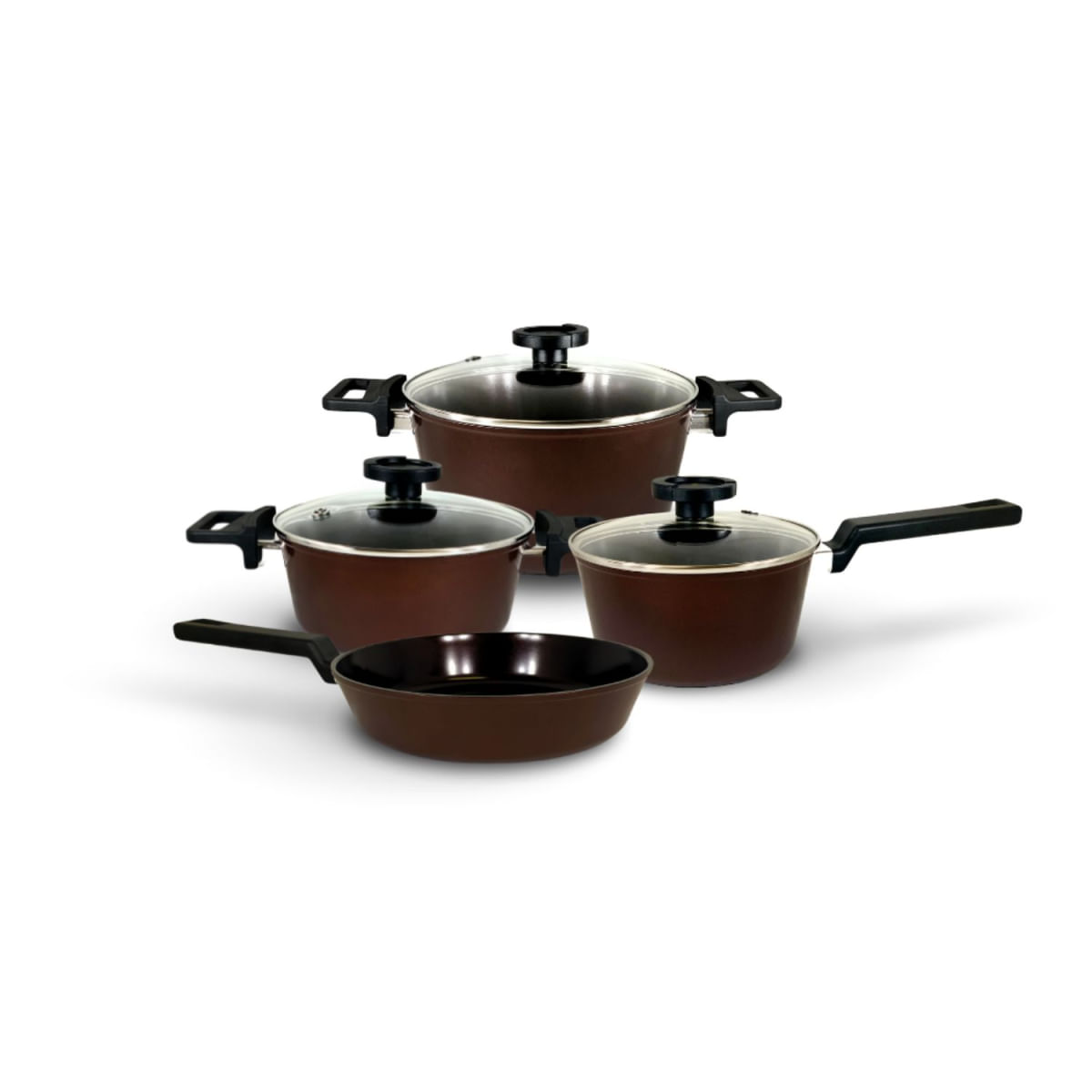 Encontraproduto.com.br - 4 Panelas Reverse em Alumínio Forjado para Indução