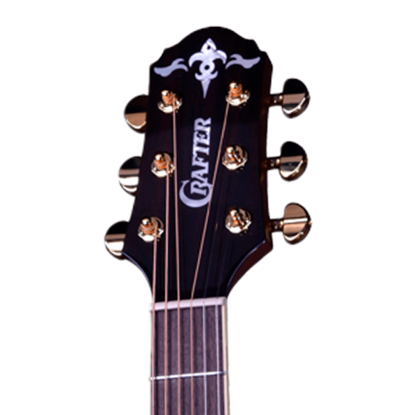 Encontraproduto.com.br - Violão  Crafter Aço Folk Cutway STG D-20CE Pro com Equalizador DS-2 Pro e Bag