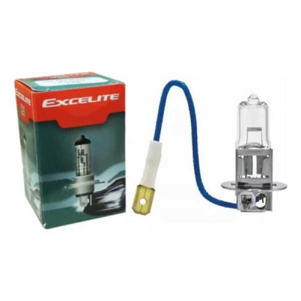Lâmpada Halógena para Farol H3 55watts 12 volts  Standart - Marca Excelite Lâmpada Halógena para Farol H3 55watts 12 volts Standart - Marca Excelite