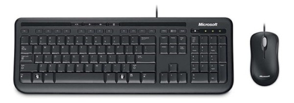 Teclado E Mouse Com Fio Desktop 600 USB Preto Microsoft - APB00005