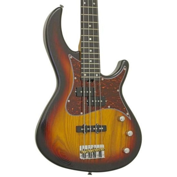 Encontraproduto.com.br - Contrabaixo Aria Pro Ii 313-mk2 Detroit 4 Cordas Open-pore Sunburst