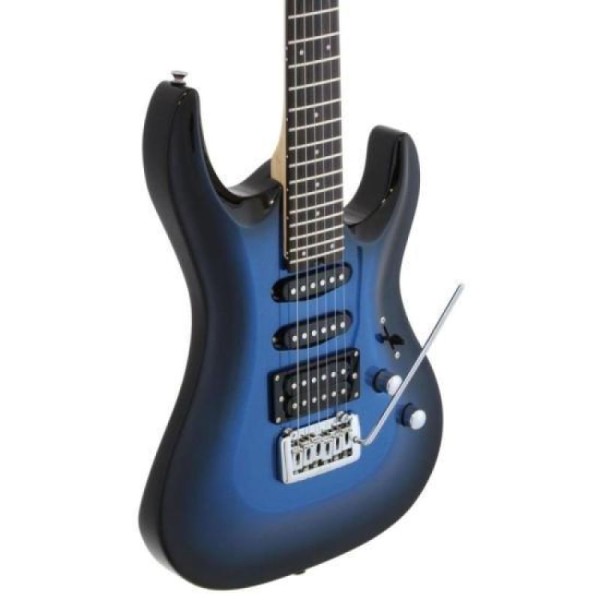 Encontraproduto.com.br - Guitarra Aria Pro Ii Mac-std Metallic Blue Shade