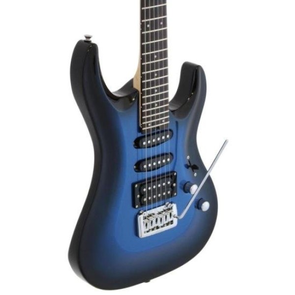 Encontraproduto.com.br - Guitarra Aria Pro Ii Mac-std Metallic Blue Shade