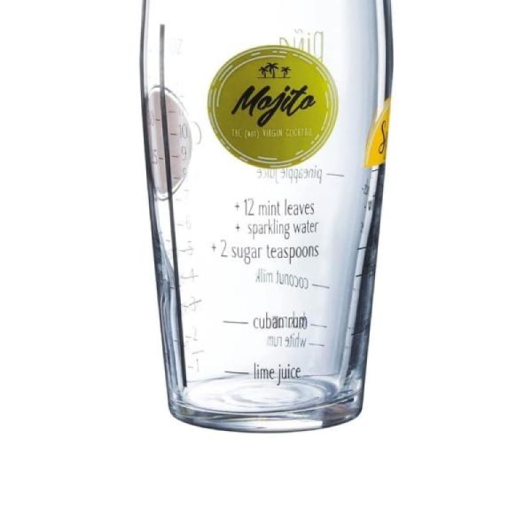Encontraproduto.com.br - Coqueteleira em vidro Luminarc Cocktail Bar 585ml