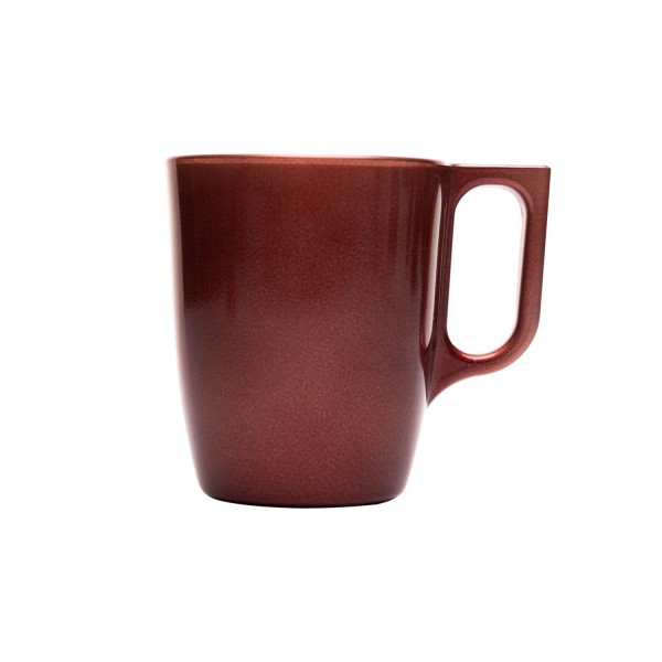 Encontraproduto.com.br - Caneca de Vidro Opalino Flashy Vermelha 250ml - Wolff