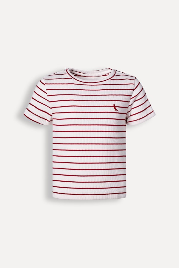 Blusa Menina Canelada Listras