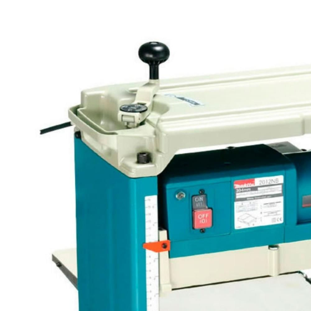 Encontraproduto.com.br - Plaina Elétrica Desengrossadeira de Bancada Makita 2012NB 304mm 12