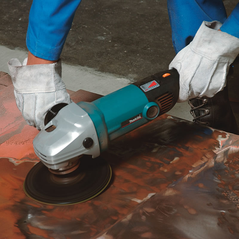 Encontraproduto.com.br - Lixadeira Angular Eletrônica 180mm Makita 1600W 127V - SA7000C (MP)