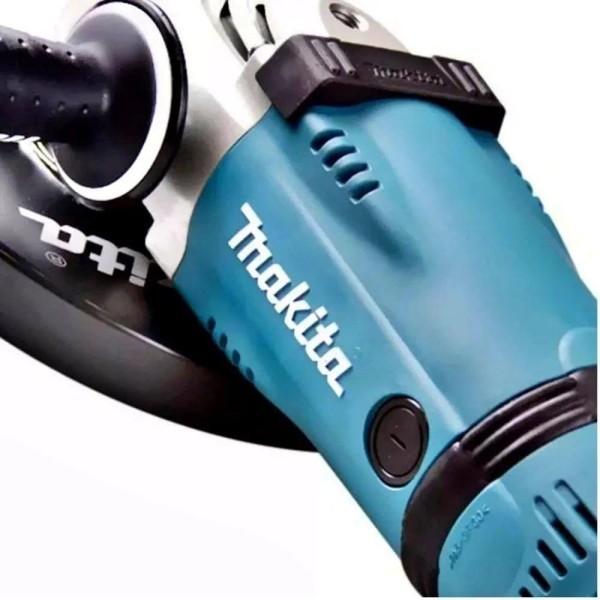 Encontraproduto.com.br - Esmerilhadeira Angular 230Mm Industrial 2500W Com Chave de Pino e Punho GA9040S 127V Makita