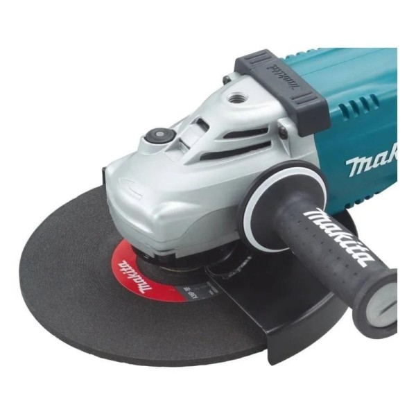 Encontraproduto.com.br - Esmerilhadeira Angular 230Mm Industrial 2500W Com Chave de Pino e Punho GA9040S 127V Makita
