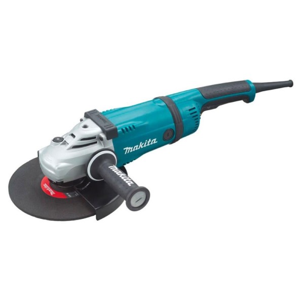 Encontraproduto.com.br - Esmerilhadeira Angular 230Mm Industrial 2500W Com Chave de Pino e Punho GA9040S 127V Makita