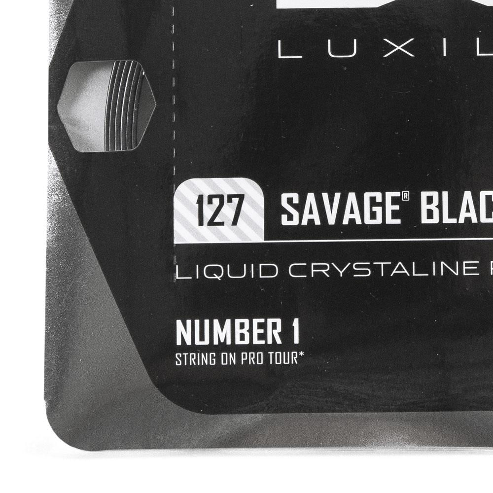 Encontraproduto.com.br - Corda Luxilon Savage 16L 1.27mm Preta - Set Individual