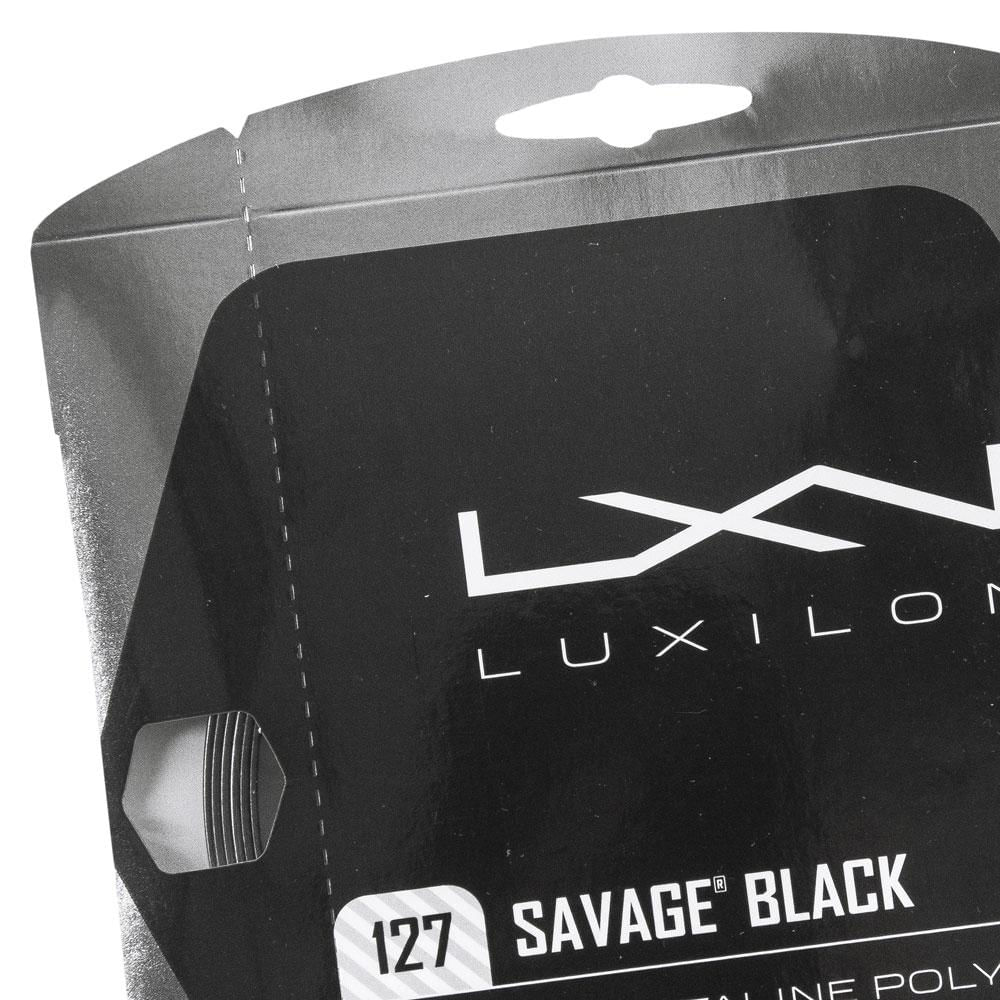 Encontraproduto.com.br - Corda Luxilon Savage 16L 1.27mm Preta - Set Individual