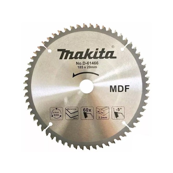 Encontraproduto.com.br - Disco de Serra Circular MDF MDP 185x20mm 60-dentes