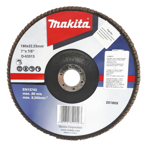 Disco Flap Makita Lixa de 7 Polegadas A 40