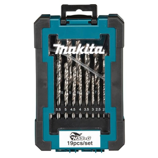 Makita Conjunto Brocas p/ Metal HSS-G 19 pçs D-67549