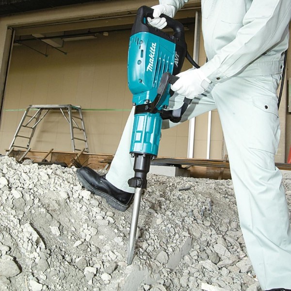 Encontraproduto.com.br - Martelo Demolidor 30Mm 1510w 33,8J Com Graxa Punho Lateral HM1317C 220V Makita