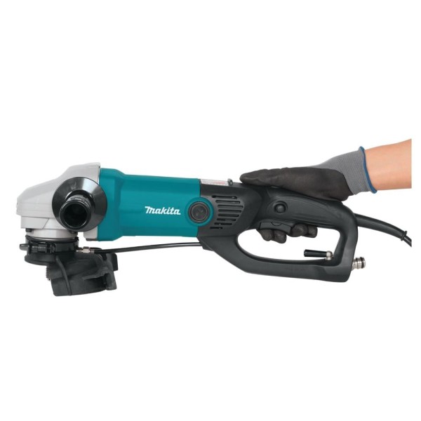 Encontraproduto.com.br - Lixadeira A úmido 125mm 1600w Com Fluxo De água Ajustável Quatro Saídas Pk5011c 110v Makita