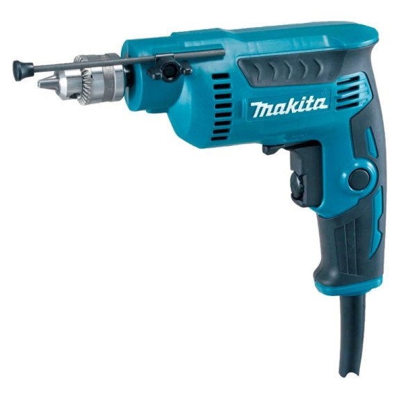 Encontraproduto.com.br - Furadeira de Alta Rotação 6.5Mm 1/4 370W Com Chave do Mandril Ergônomica DP2010 220V Makita
