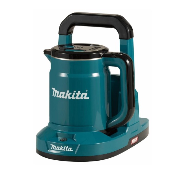 Encontraproduto.com.br - Chaleira 800ml Sem Fio 40V Com Desligamento Automático Estrutura Aço Inoxidável KT001GZ Makita