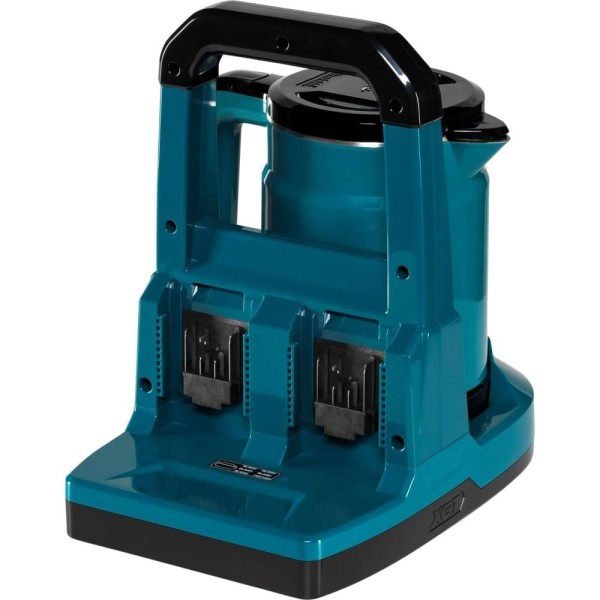 Encontraproduto.com.br - Chaleira 800ml Sem Fio 40V Com Desligamento Automático Estrutura Aço Inoxidável KT001GZ Makita