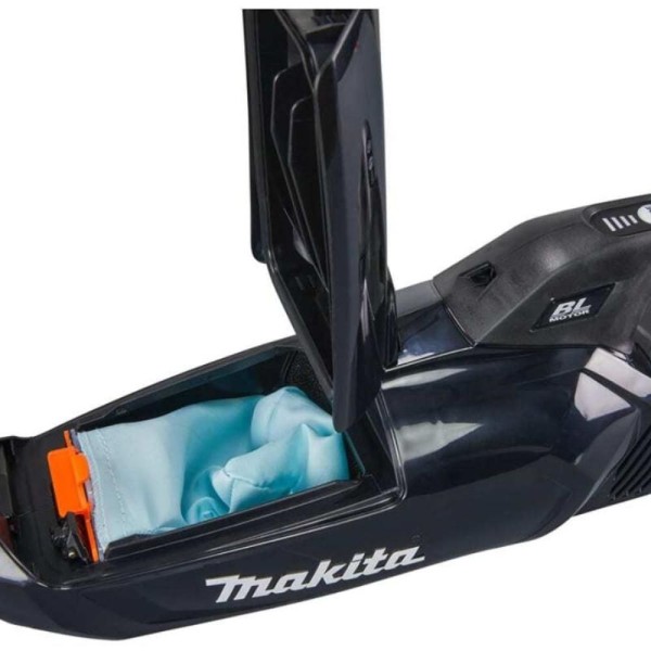 Encontraproduto.com.br - Aspirador De Pó Portátil Vertical Sem Fio Makita 40Vmax CL002GZ03 Preto Led Sem Bateria/Carregador