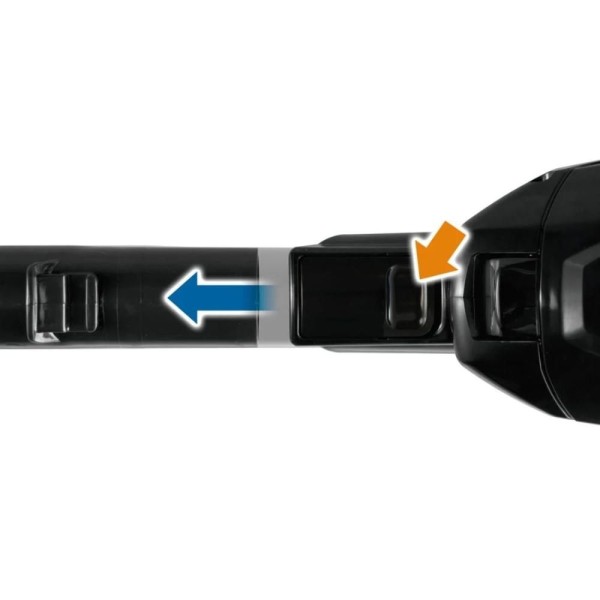 Encontraproduto.com.br - Aspirador De Pó Portátil Vertical Sem Fio Makita 40Vmax CL002GZ03 Preto Led Sem Bateria/Carregador