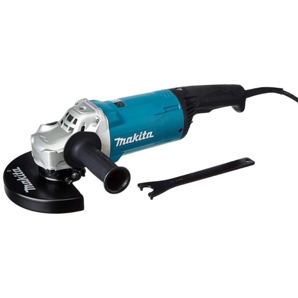 Encontraproduto.com.br - Esmerilhadeira Angular 180mm Industrial 2200w Com Punho Lateral E Chave Ga7061r 220v Makita