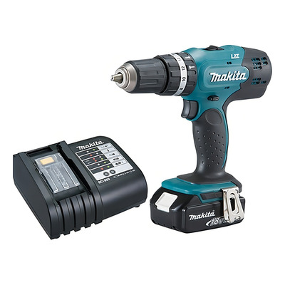 Parafusadeira Furadeira Impacto 18v Dhp453x10p Makita Cor Azul-turquesa 110v/220v