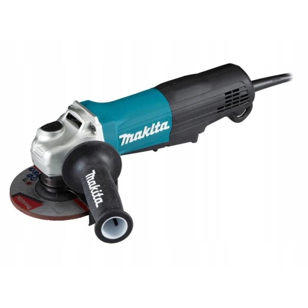 Encontraproduto.com.br - Esmerilhadeira Angular 125Mm Industrial 1300W Com Flange Punho Chave Protetor GA5050 127V Makita