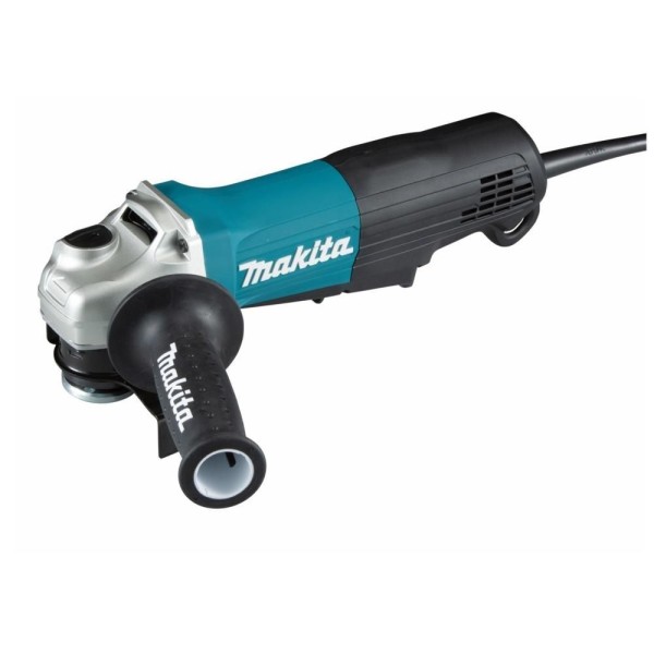 Encontraproduto.com.br - Esmerilhadeira Angular 125Mm Industrial 1300W Com Flange Punho Chave Protetor GA5050 127V Makita