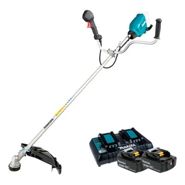 Encontraproduto.com.br - Roçadeira Makita A Bateria 18V 5.0ah Azul - DUR369APT2 (MP)
