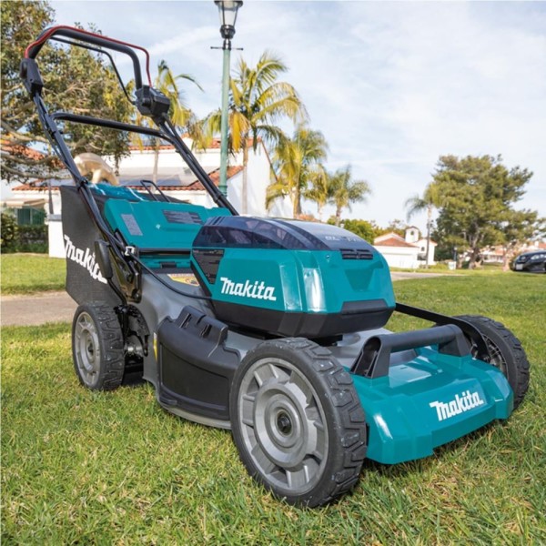 Encontraproduto.com.br - Carrinho Cortador de Grama 530Mm Sem Fio 36V Potência 1,6kW Com Motor BL DLM532Z Makita