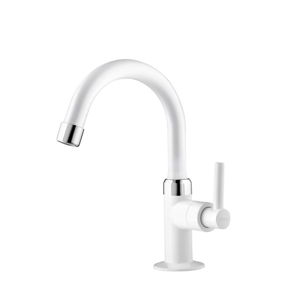 Encontraproduto.com.br - Torneira De Banheiro Mesa Lagune 1150702 Branca Viqua