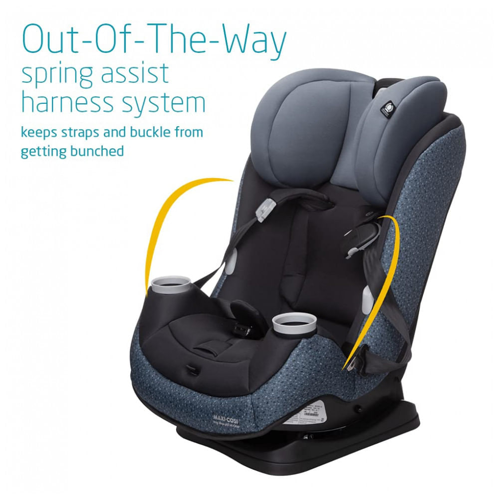 Encontraproduto.com.br - Cadeira de Bebê 2 em 1 para Carro Conversível Pria Max, Peso Recomendado 2 a 45 kg, MAXI COSI CC208FZO, Azul