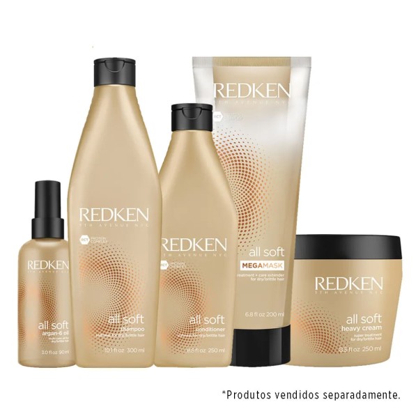 Encontraproduto.com.br - Oléo All Soft Argan 6 Redken 90ml