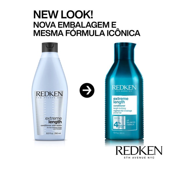Encontraproduto.com.br - Condicionador Antiquebra Redken Extreme Lenght 250ml