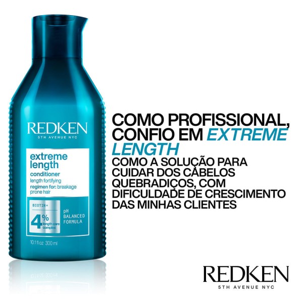 Encontraproduto.com.br - Condicionador Antiquebra Redken Extreme Lenght 250ml