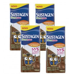 Encontraproduto.com.br - Complemento Alimentar Sustagen Chocolate 4 Unidades